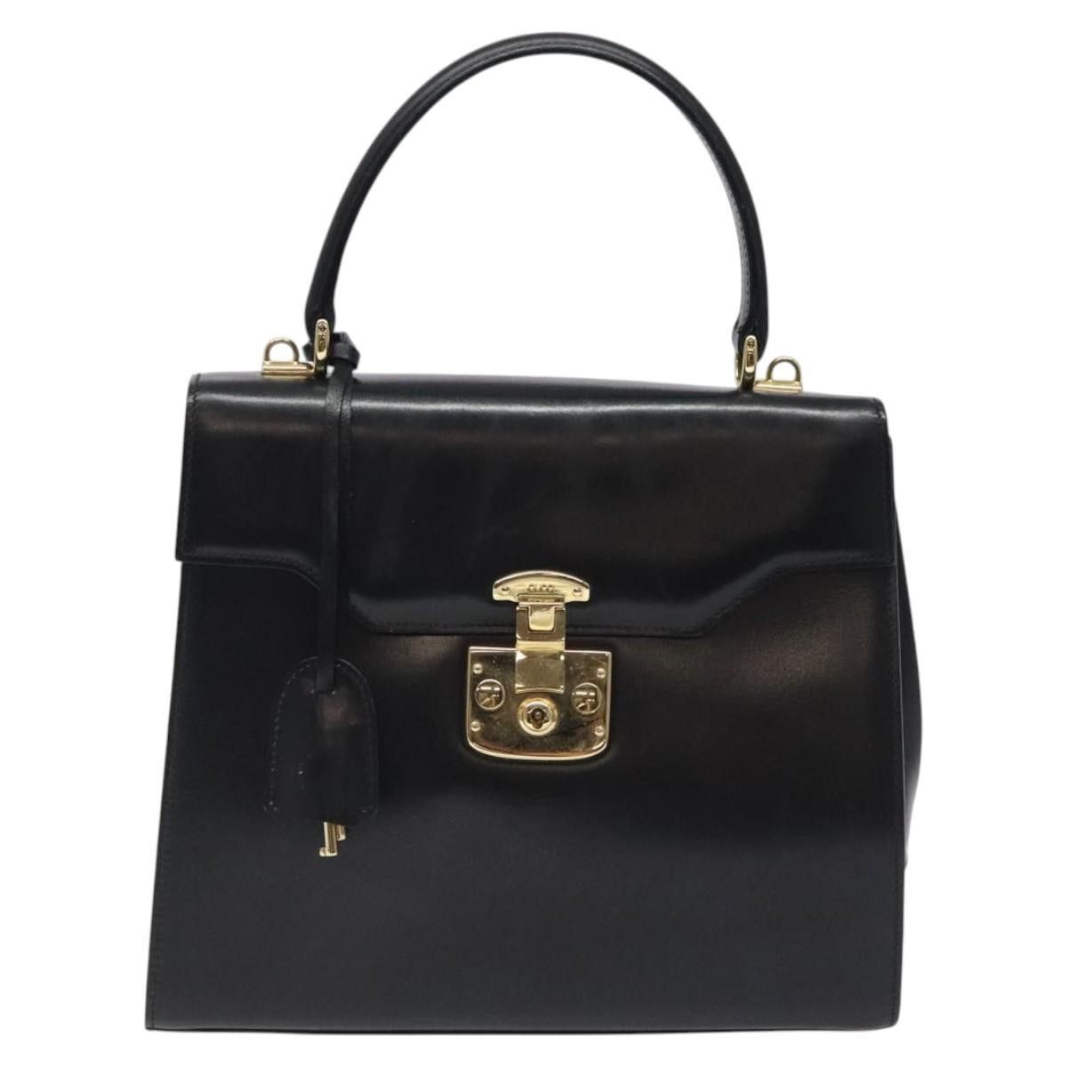 Gucci Gucci Vintage Lady Lock Top Handle Bag Leather Size ONE SIZE - 16 Thumbnail