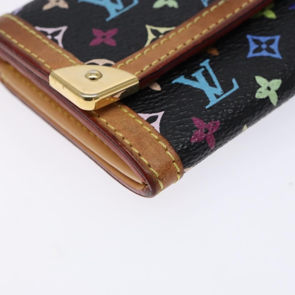 Louis Vuitton Louis Vuitton Porte-Monnaie Plat Coin Purse Monogram Multicolor Size ONE SIZE - 9 Thumbnail