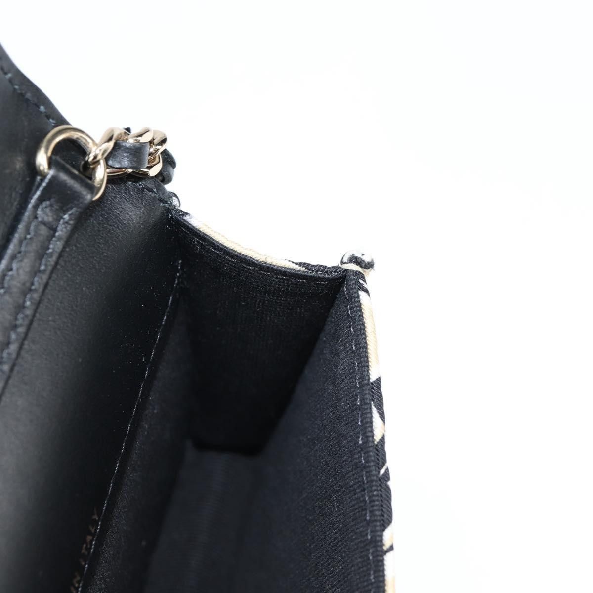 Chanel Chanel Flap Card Holder on Chain Quilted Printed Canvas Size ONE SIZE - 20 Thumbnail