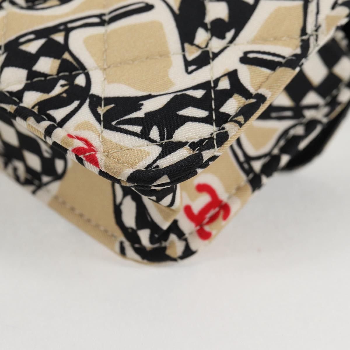 Chanel Chanel Flap Card Holder on Chain Quilted Printed Canvas Size ONE SIZE - 11 Thumbnail