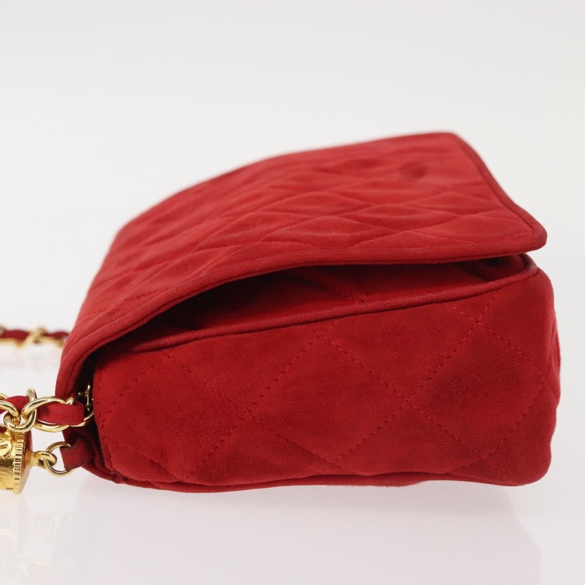 Chanel Chanel Vintage Tassel Full Flap Shoulder Bag Quilted Suede Size ONE SIZE - 4 Thumbnail