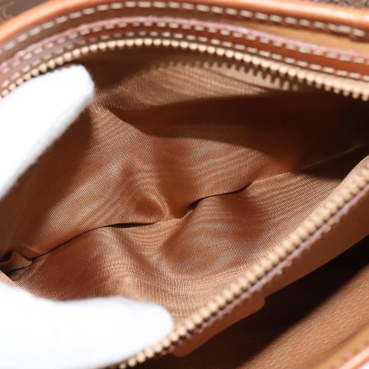 Celine Celine Vintage Macadam Shoulder Bag Canvas and Leather Size ONE SIZE - 17 Thumbnail