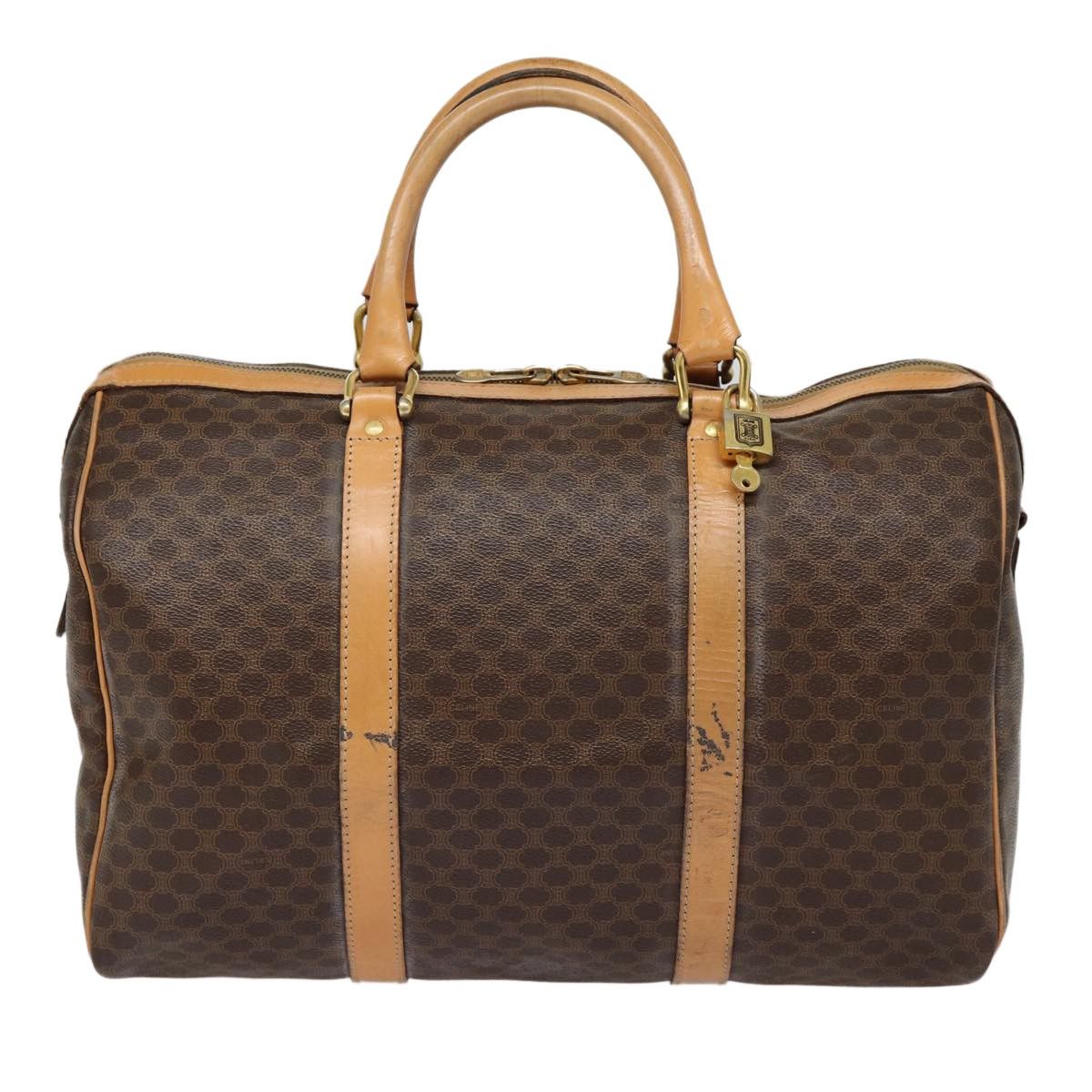 Celine Celine Vintage Boston Bag Macadam Coated Canvas Size ONE SIZE - 21 Thumbnail