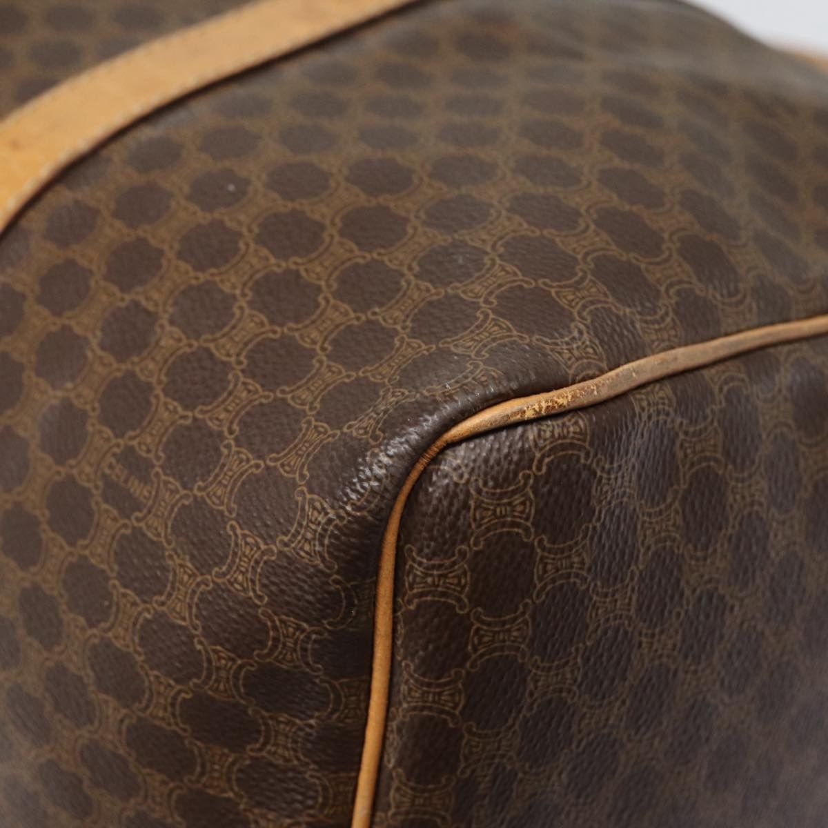Celine Celine Vintage Boston Bag Macadam Coated Canvas Size ONE SIZE - 9 Thumbnail