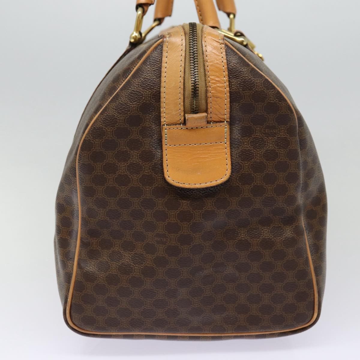 Celine Celine Vintage Boston Bag Macadam Coated Canvas Size ONE SIZE - 4 Thumbnail