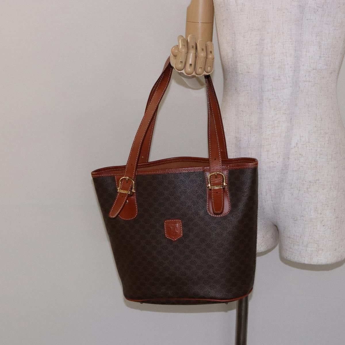 Celine Celine Vintage Macadam Shopper Tote Coated Canvas Size ONE SIZE - 14 Thumbnail