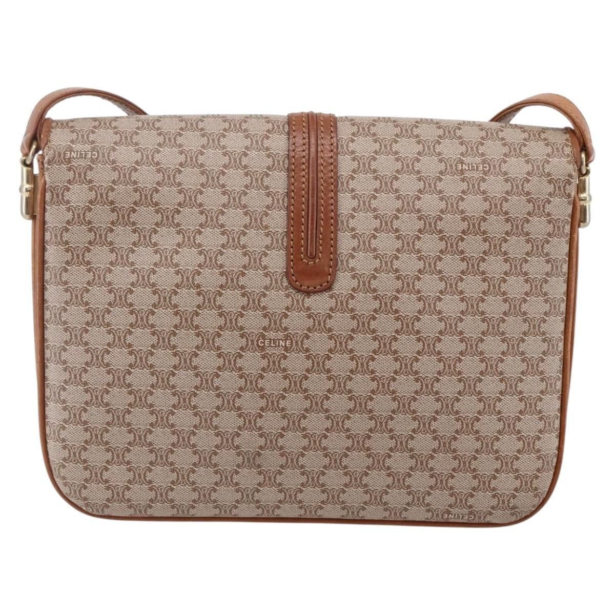 Celine Celine Vintage Macadam Canvas and Leather Size ONE SIZE - 3 Thumbnail