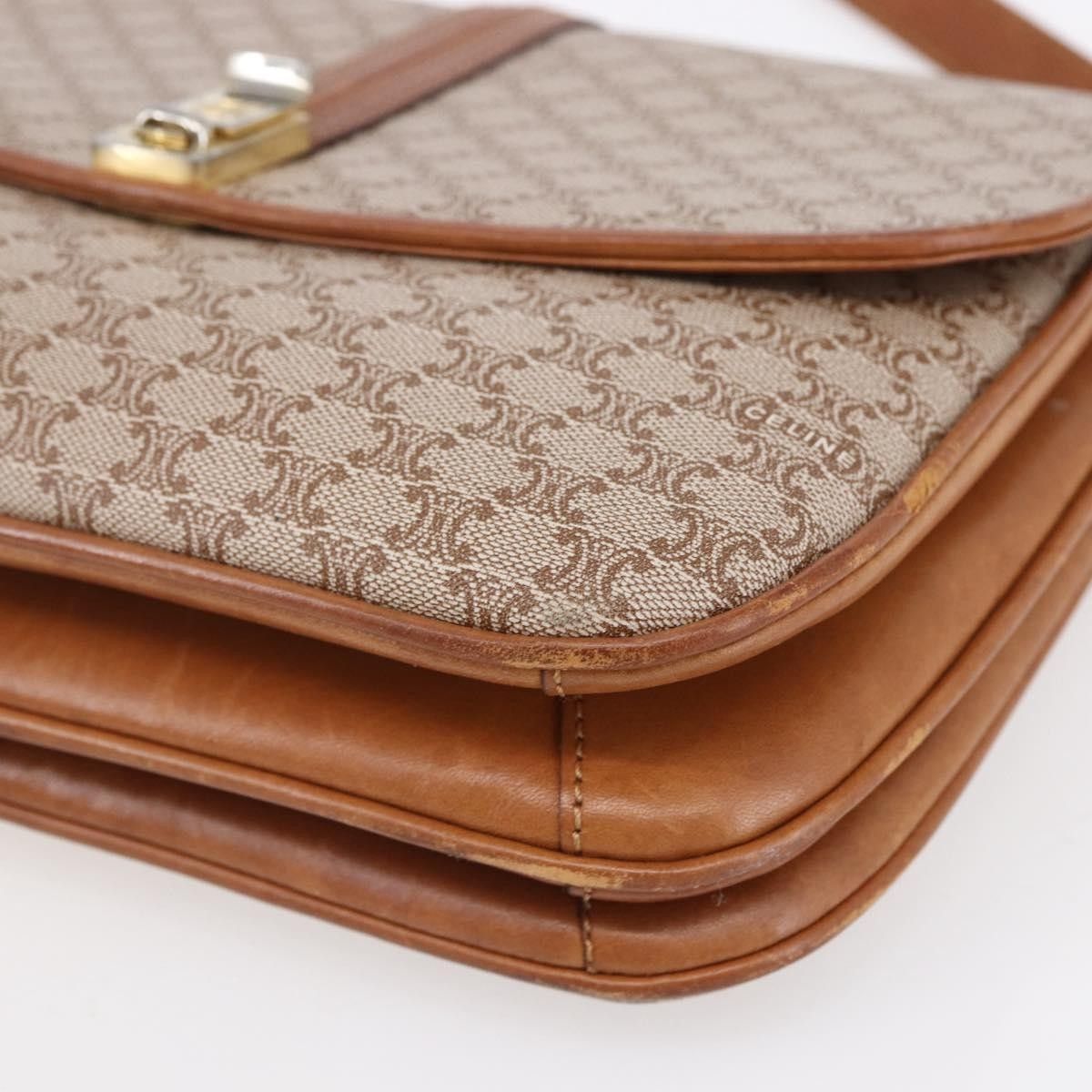 Celine Celine Vintage Macadam Canvas and Leather Size ONE SIZE - 10 Thumbnail