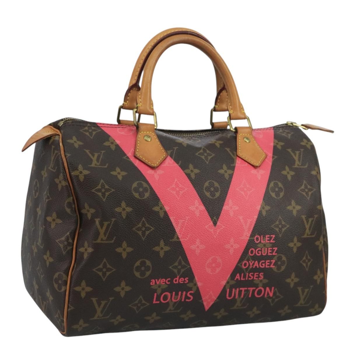 Louis Vuitton Louis Vuitton Speedy Handbag Limited Edition V Monogram Canvas Size ONE SIZE - 20 Thumbnail