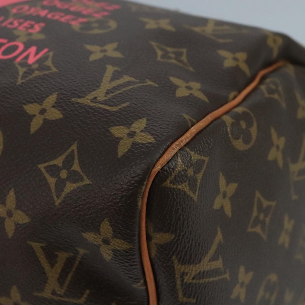 Louis Vuitton Louis Vuitton Speedy Handbag Limited Edition V Monogram Canvas Size ONE SIZE - 9 Thumbnail