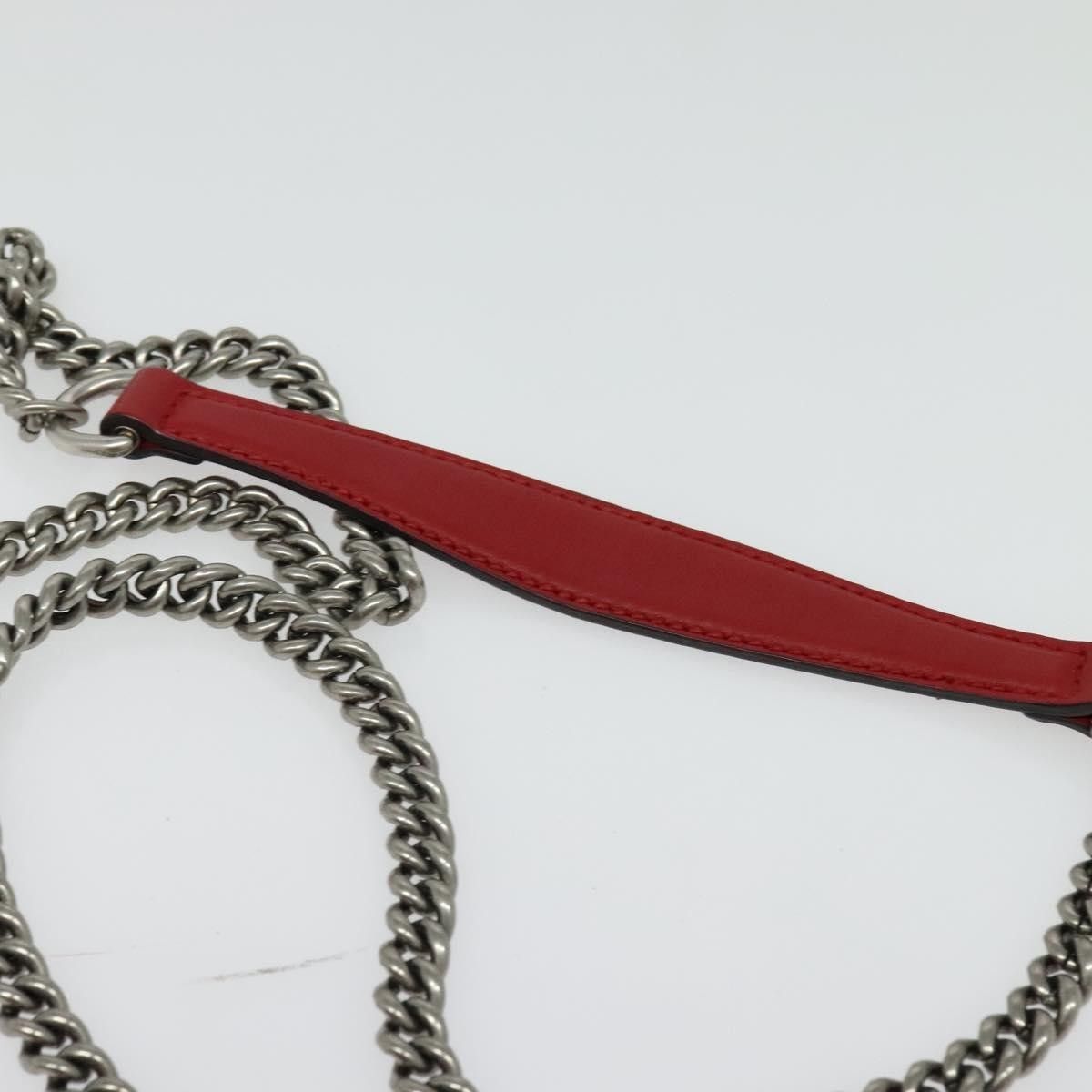 Gucci Gucci Chain Crossbody Bag Arabesque GG Coated Canvas with Leather Size ONE SIZE - 16 Thumbnail