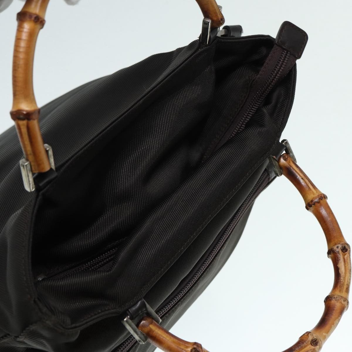 Gucci Gucci Bamboo Top Handle Tote Nylon Size ONE SIZE - 7 Thumbnail