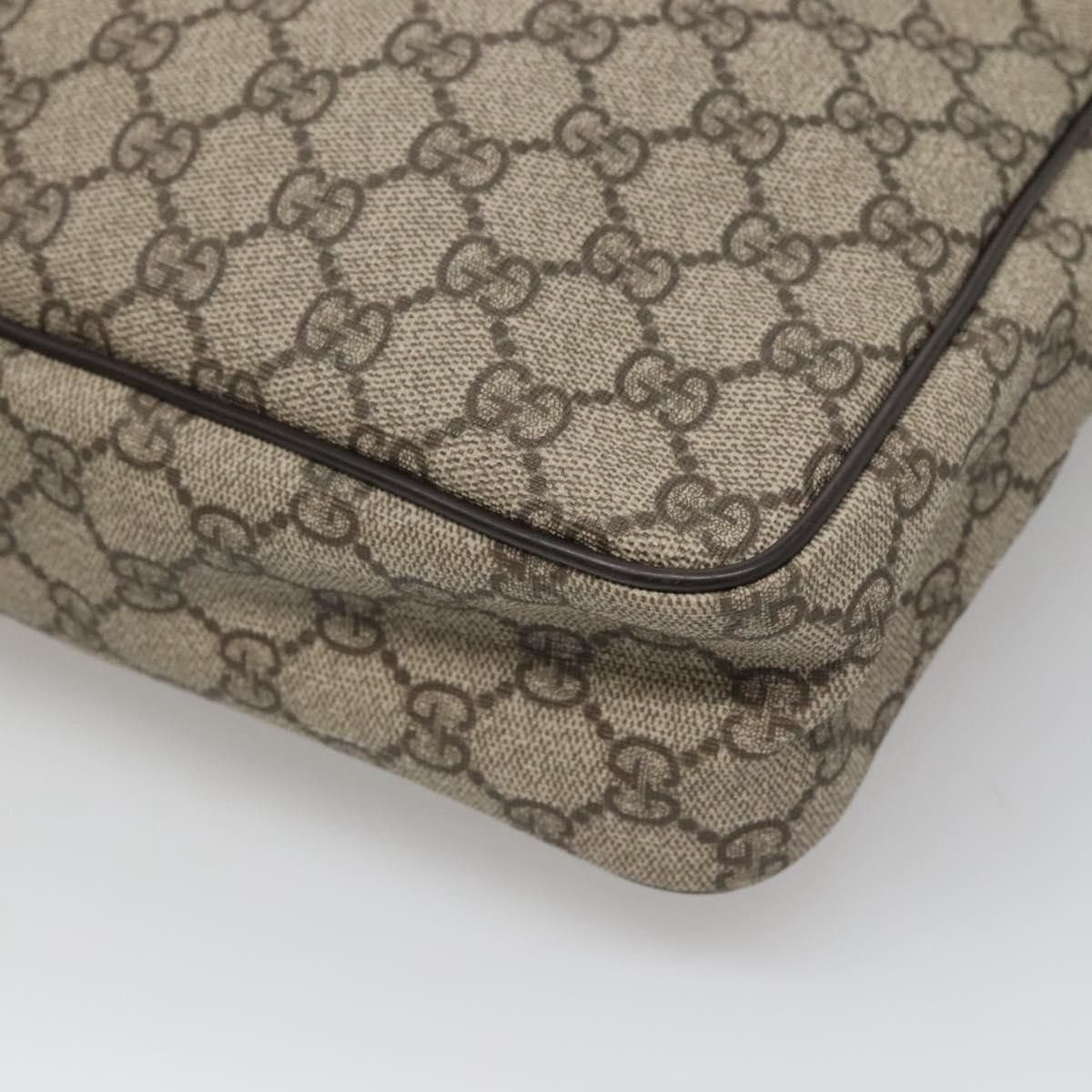 Gucci Gucci Front Zip Messenger GG Coated Canvas Size ONE SIZE - 12 Thumbnail