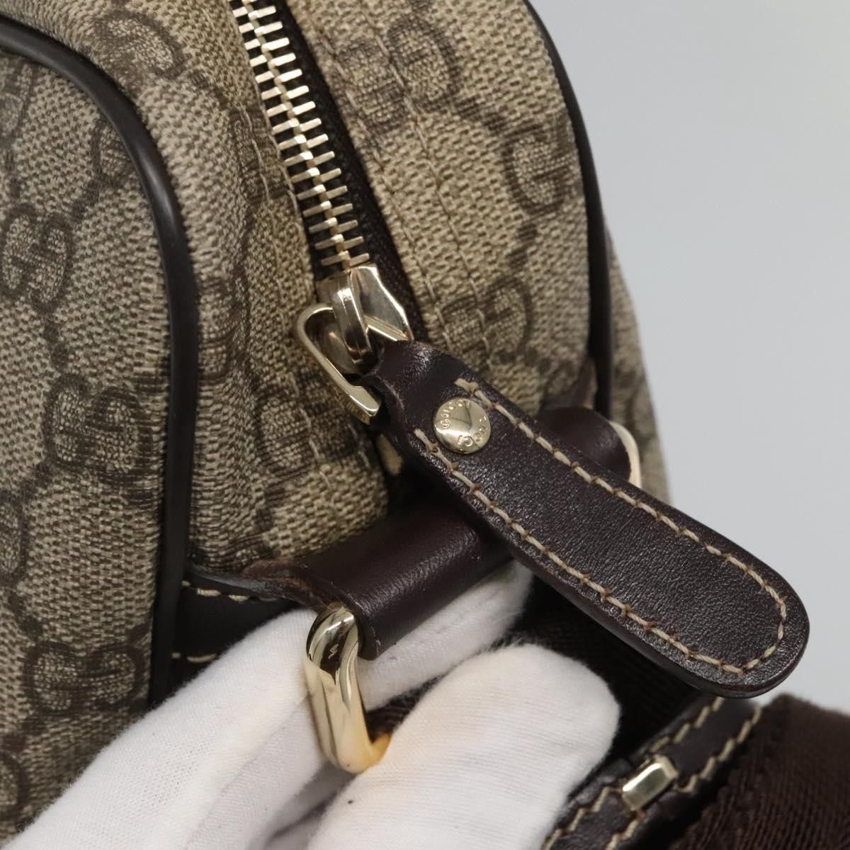 Gucci Gucci Front Zip Messenger GG Coated Canvas Size ONE SIZE - 13 Thumbnail