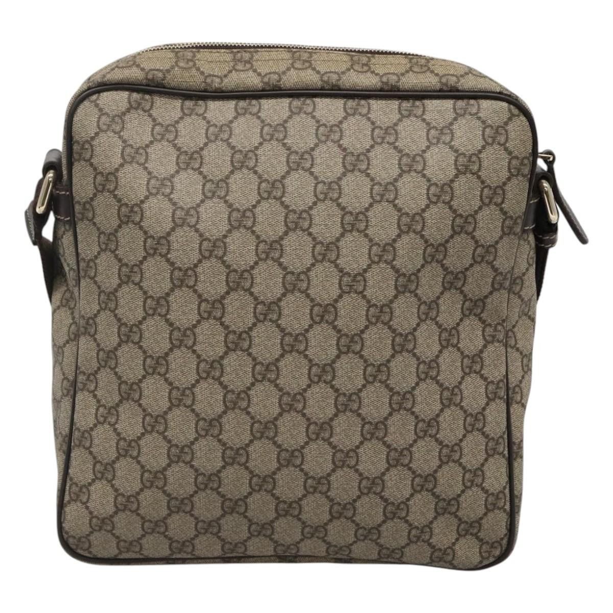 Gucci Gucci Front Zip Messenger GG Coated Canvas Size ONE SIZE - 2 Thumbnail