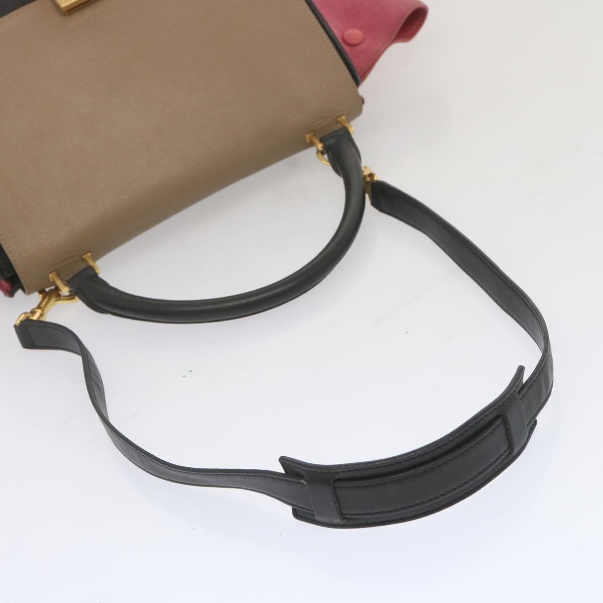 Celine Celine Trapeze Bag Leather with Suede Size ONE SIZE - 7 Thumbnail