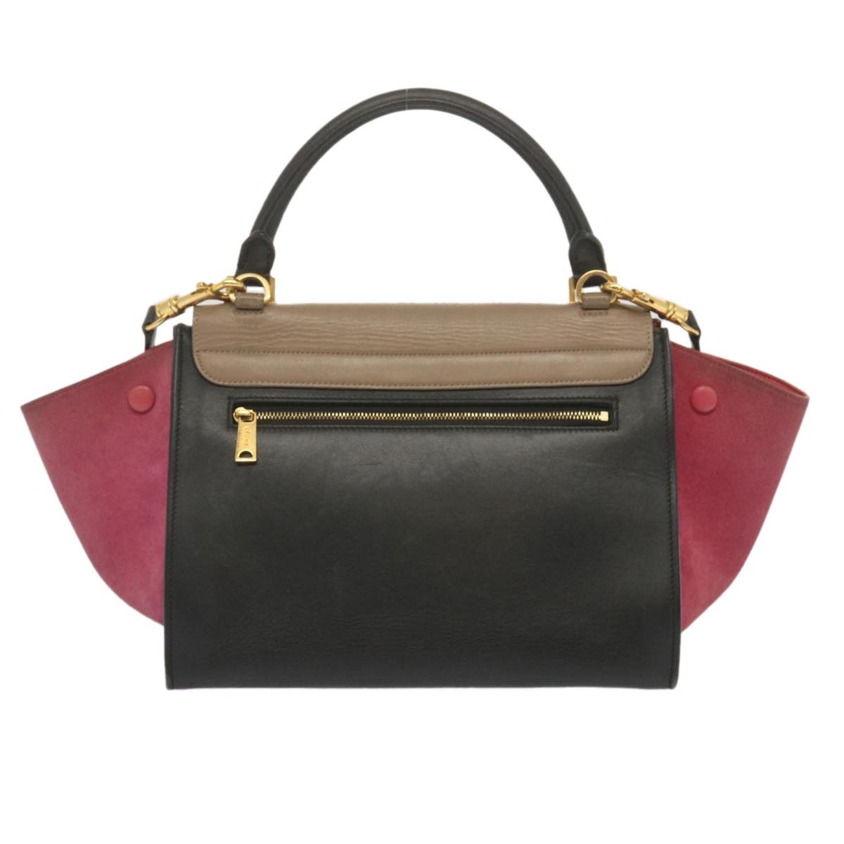 Celine Celine Trapeze Bag Leather with Suede Size ONE SIZE - 2 Thumbnail