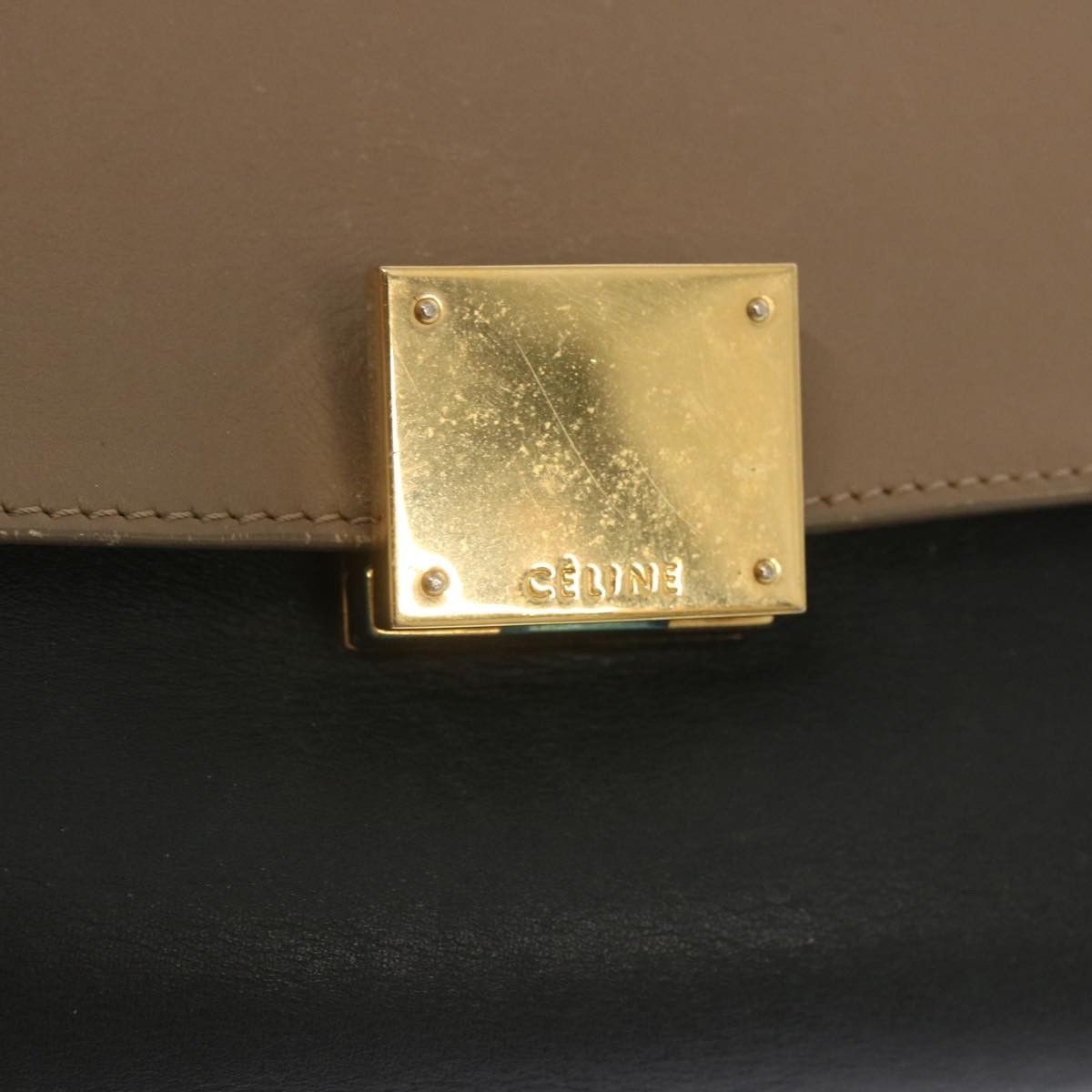Celine Celine Trapeze Bag Leather with Suede Size ONE SIZE - 12 Thumbnail