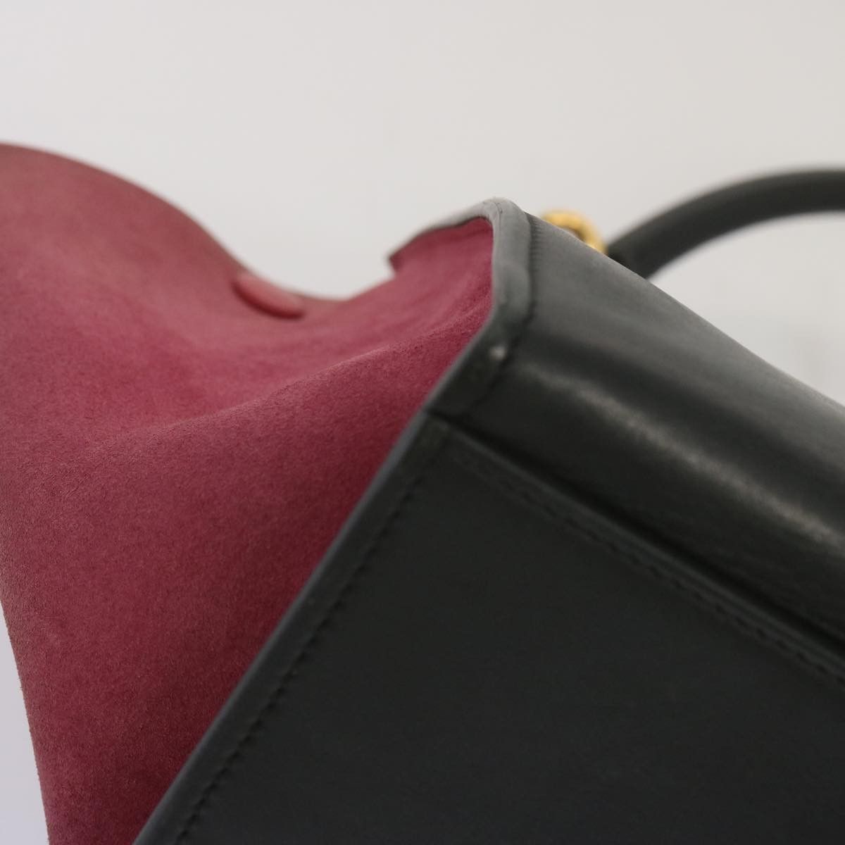 Celine Celine Trapeze Bag Leather with Suede Size ONE SIZE - 10 Thumbnail