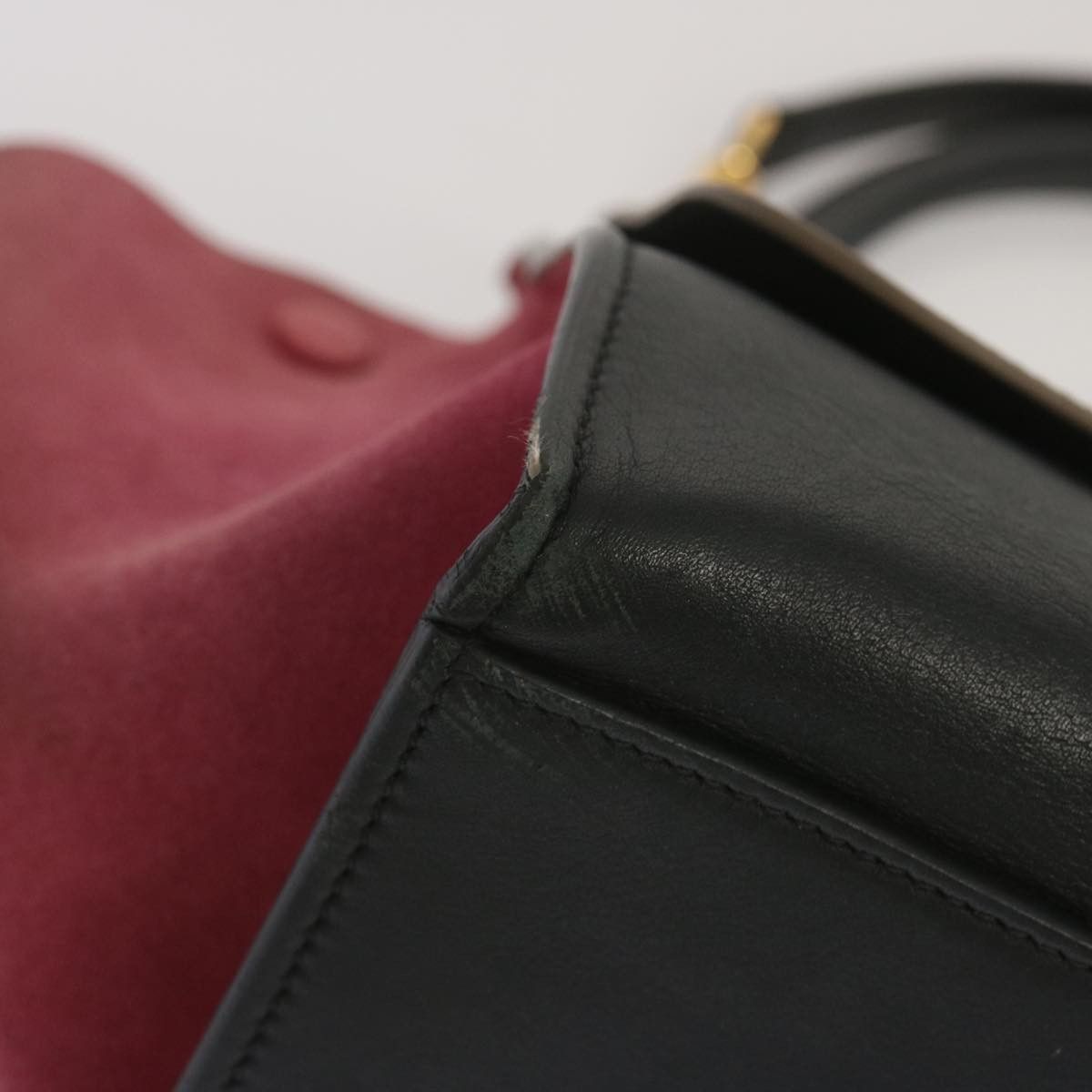 Celine Celine Trapeze Bag Leather with Suede Size ONE SIZE - 8 Thumbnail