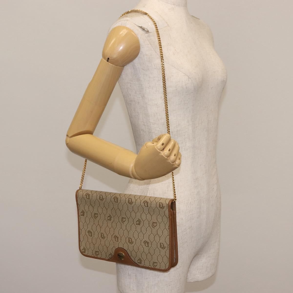 Dior Christian Dior Vintage Honeycomb chain Canvas Size ONE SIZE - 12 Thumbnail