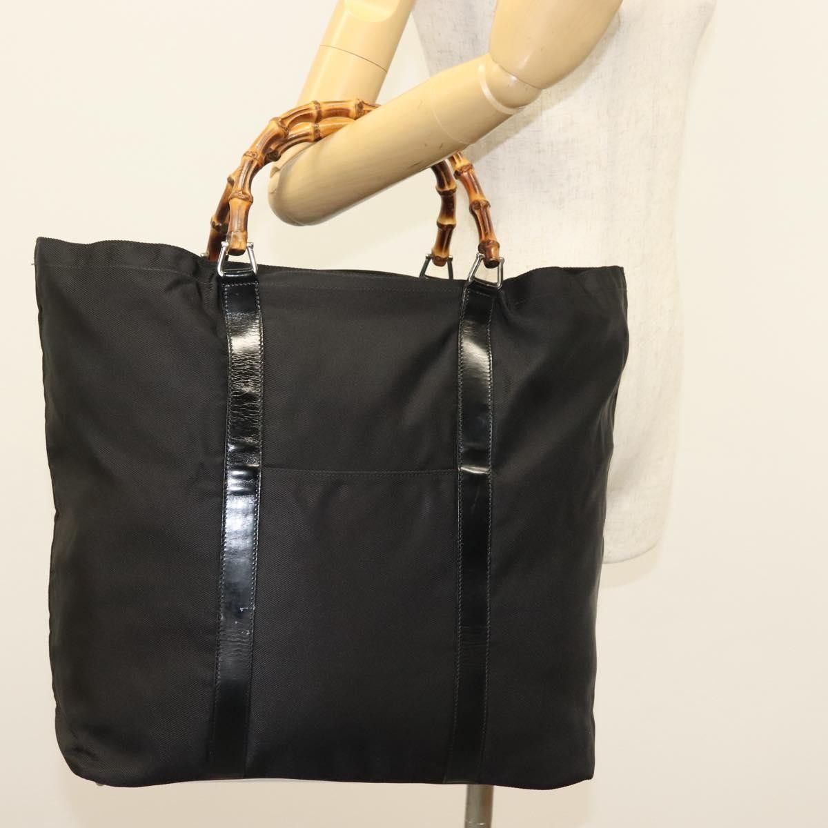 Gucci Gucci Bamboo Daily Tote Leather Size ONE SIZE - 21 Thumbnail