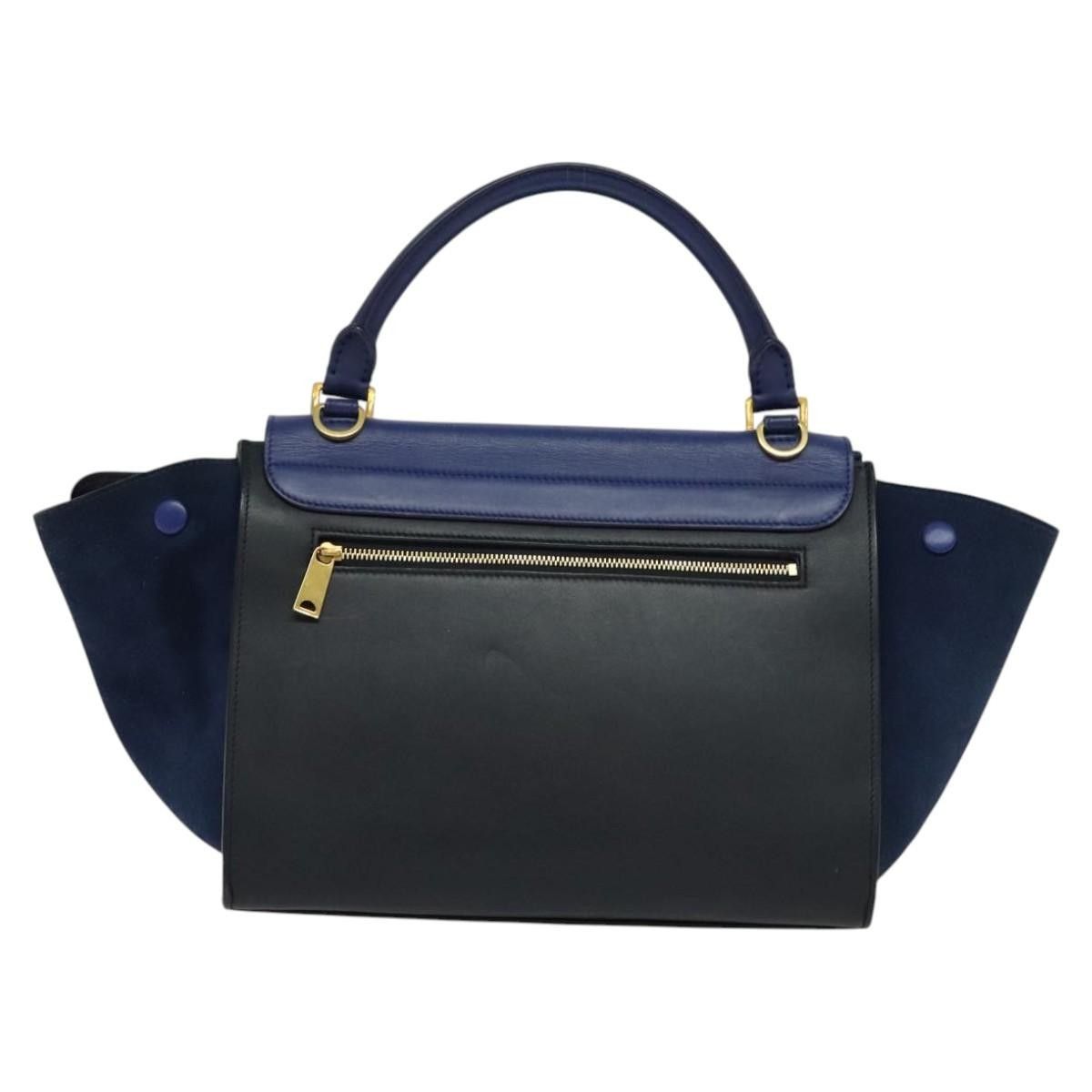 Celine Celine Trapeze Bag Leather with Suede Size ONE SIZE - 2 Thumbnail