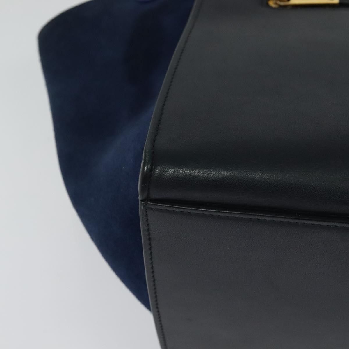 Celine Celine Trapeze Bag Leather with Suede Size ONE SIZE - 9 Thumbnail
