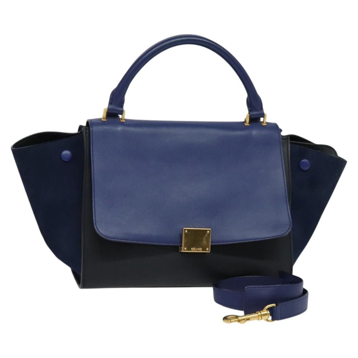 Celine Celine Trapeze Bag Leather with Suede Size ONE SIZE - 14 Thumbnail