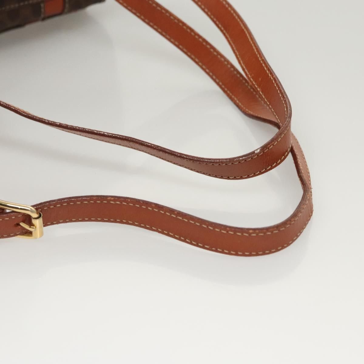 Celine Celine Vintage Drawstring Flap Backpack Macadam Coated Canvas Size ONE SIZE - 8 Thumbnail