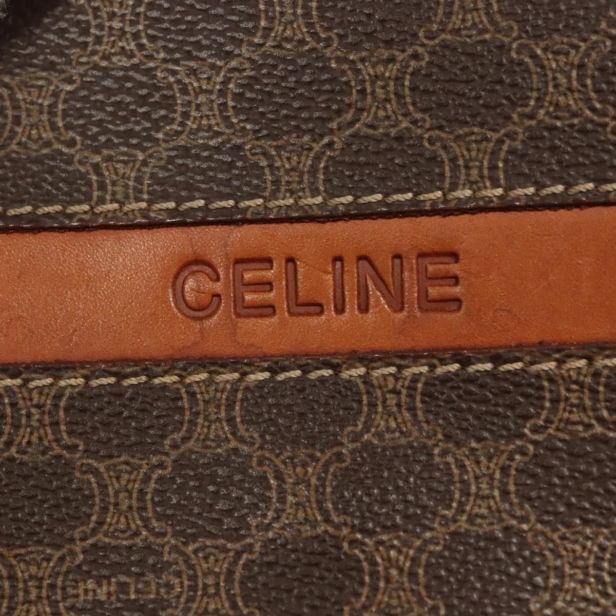 Celine Celine Vintage Drawstring Flap Backpack Macadam Coated Canvas Size ONE SIZE - 21 Thumbnail