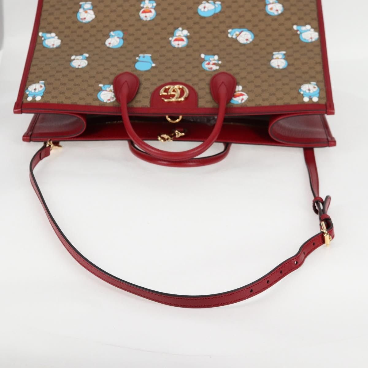 Gucci Gucci Doraemon Tote Printed Mini GG Coated Canvas Size ONE SIZE - 8 Thumbnail