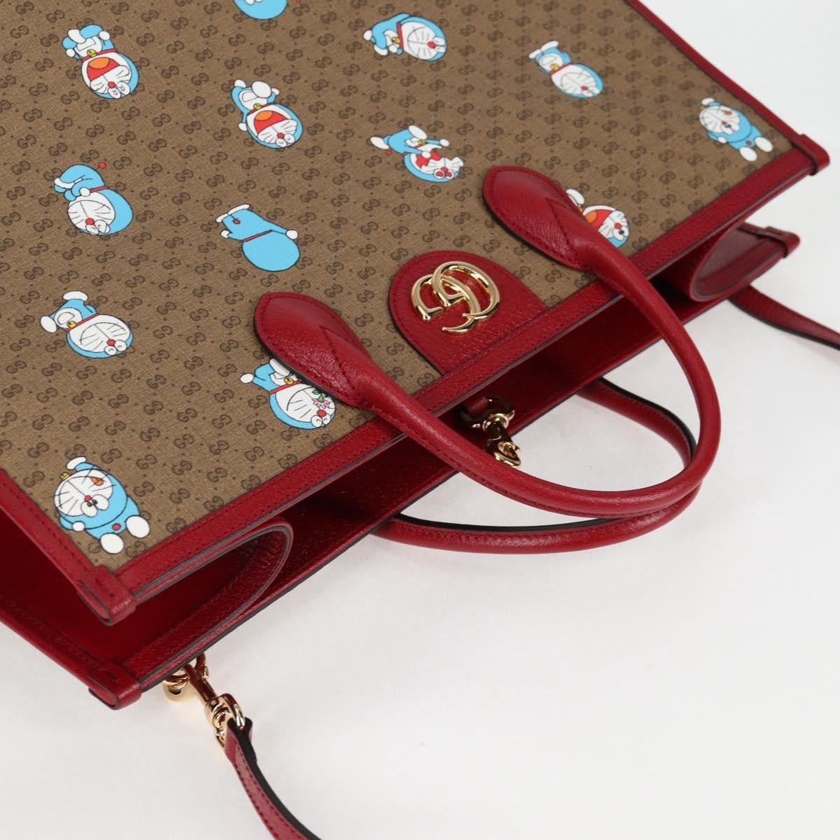 Gucci Gucci Doraemon Tote Printed Mini GG Coated Canvas Size ONE SIZE - 18 Thumbnail