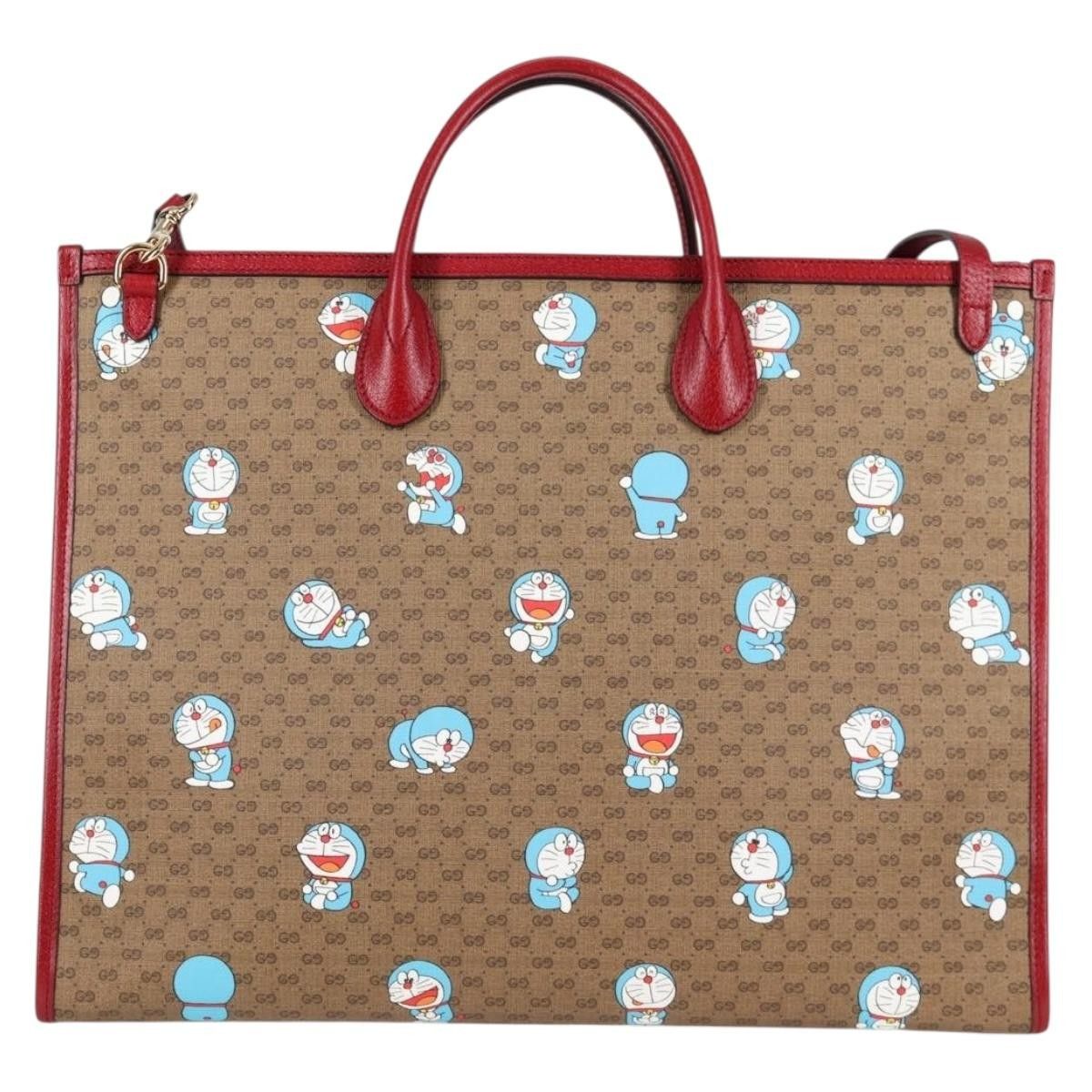 Gucci Gucci Doraemon Tote Printed Mini GG Coated Canvas Size ONE SIZE - 2 Thumbnail