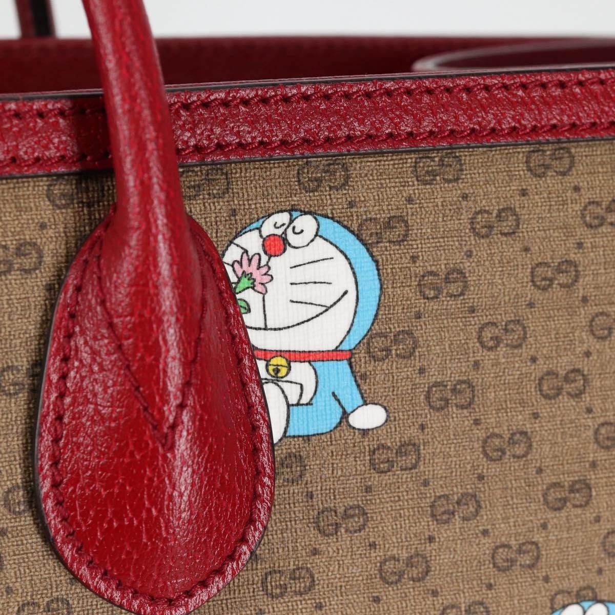 Gucci Gucci Doraemon Tote Printed Mini GG Coated Canvas Size ONE SIZE - 20 Thumbnail