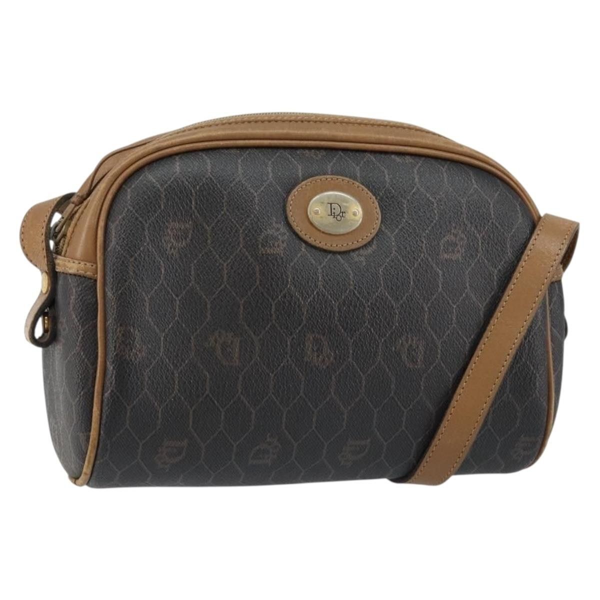 Dior Christian Dior Vintage Honeycomb Canvas and Leather Size ONE SIZE - 17 Thumbnail