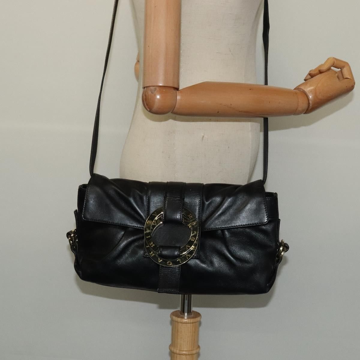 Bvlgari Bvlgari Chandra Flap Shoulder Bag Leather Size ONE SIZE - 14 Thumbnail