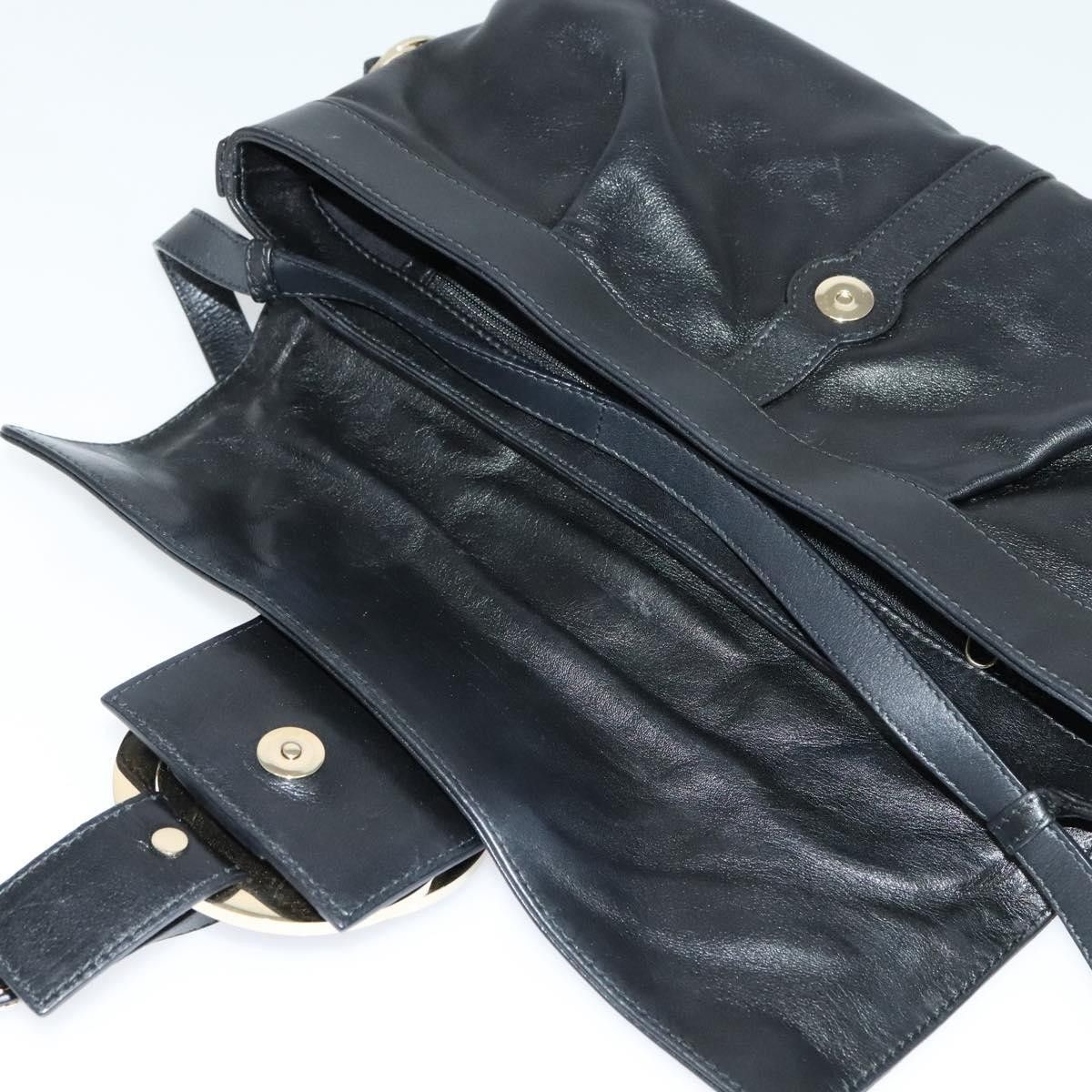 Bvlgari Bvlgari Chandra Flap Shoulder Bag Leather Size ONE SIZE - 18 Thumbnail