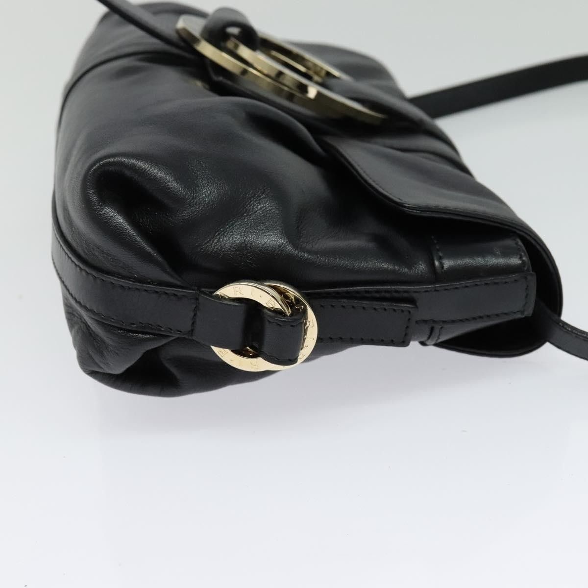 Bvlgari Bvlgari Chandra Flap Shoulder Bag Leather Size ONE SIZE - 4 Thumbnail