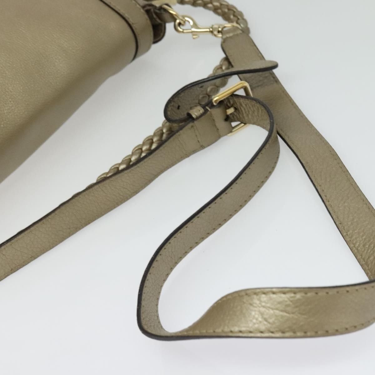 Gucci Gucci Bella Flap Shoulder Bag GG Canvas with Leather Size ONE SIZE - 8 Thumbnail