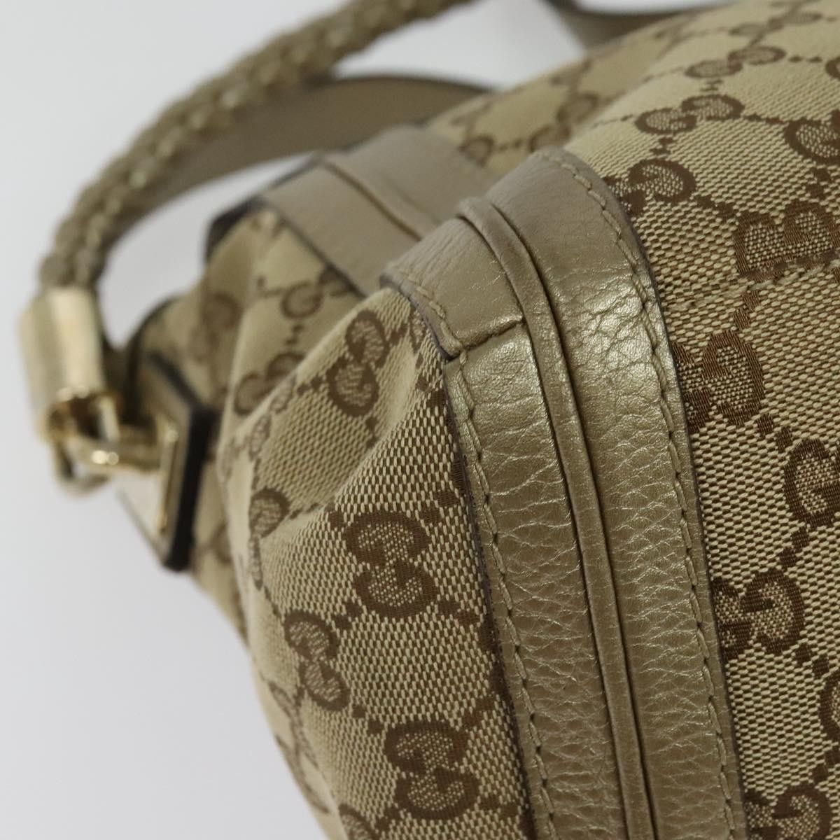 Gucci Gucci Bella Flap Shoulder Bag GG Canvas with Leather Size ONE SIZE - 9 Thumbnail