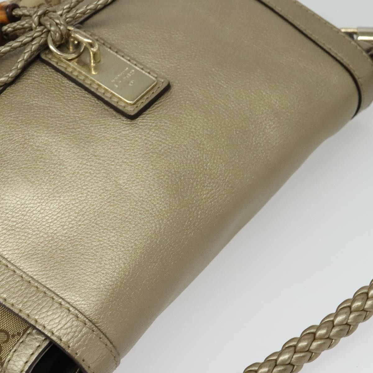 Gucci Gucci Bella Flap Shoulder Bag GG Canvas with Leather Size ONE SIZE - 21 Thumbnail