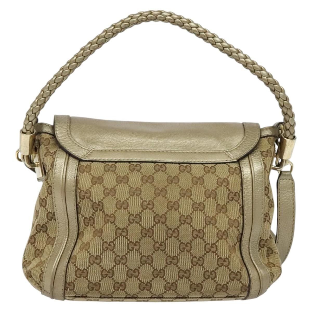 Gucci Gucci Bella Flap Shoulder Bag GG Canvas with Leather Size ONE SIZE - 2 Thumbnail