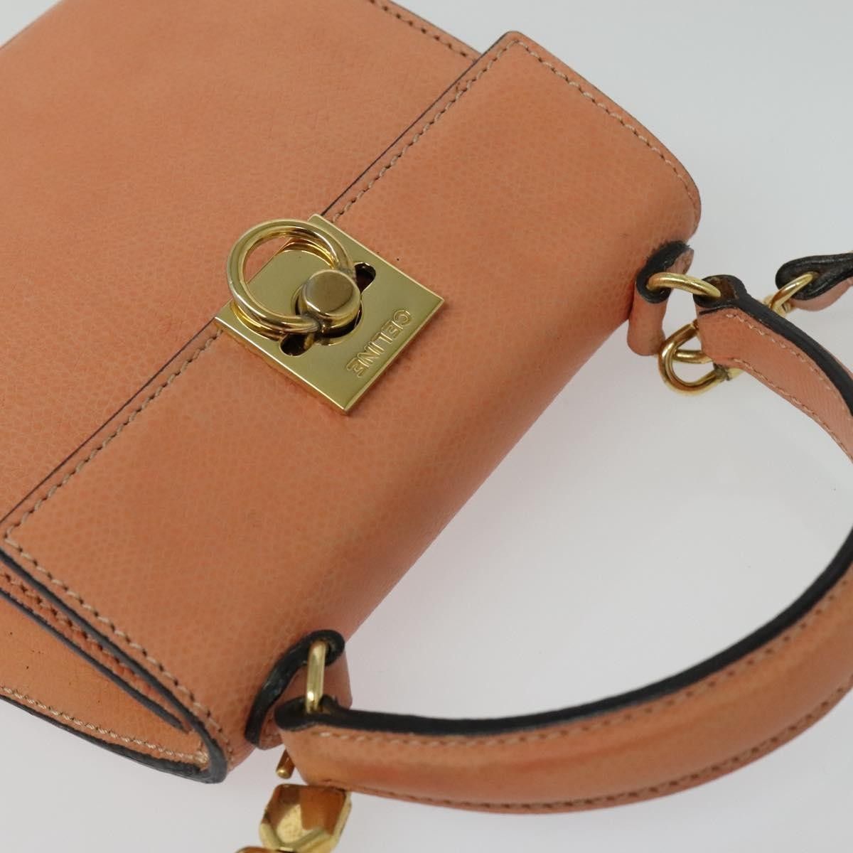 Celine Celine Vintage Convertible Turnlock Top Handle Bag Leather Size ONE SIZE - 17 Thumbnail