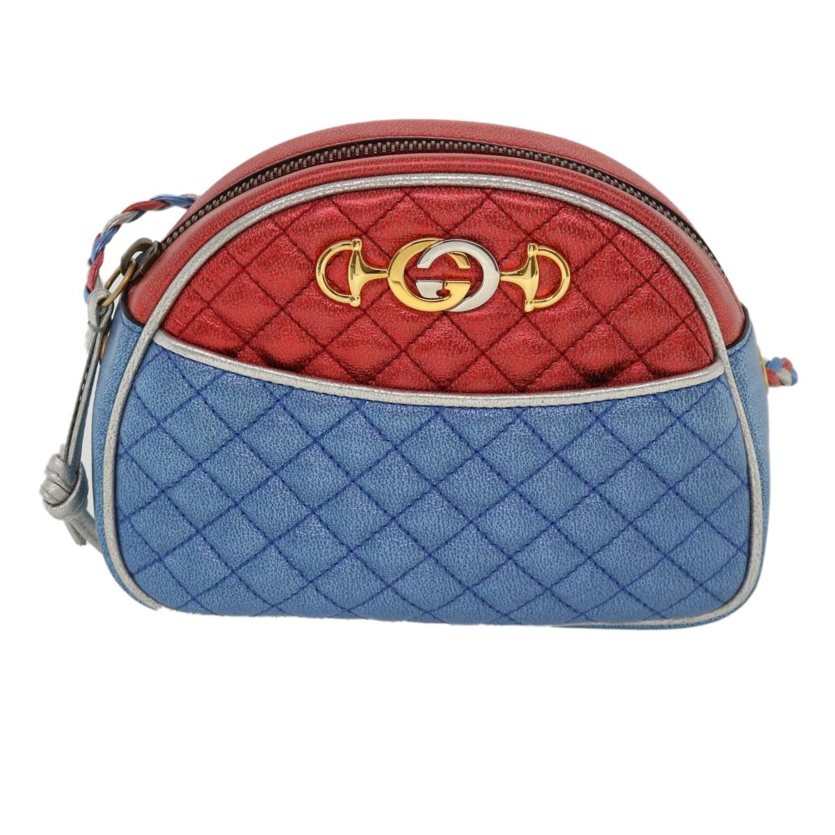 Gucci Gucci Trapuntata Camera Shoulder Bag Quilted Laminated Leather Size ONE SIZE - 23 Thumbnail