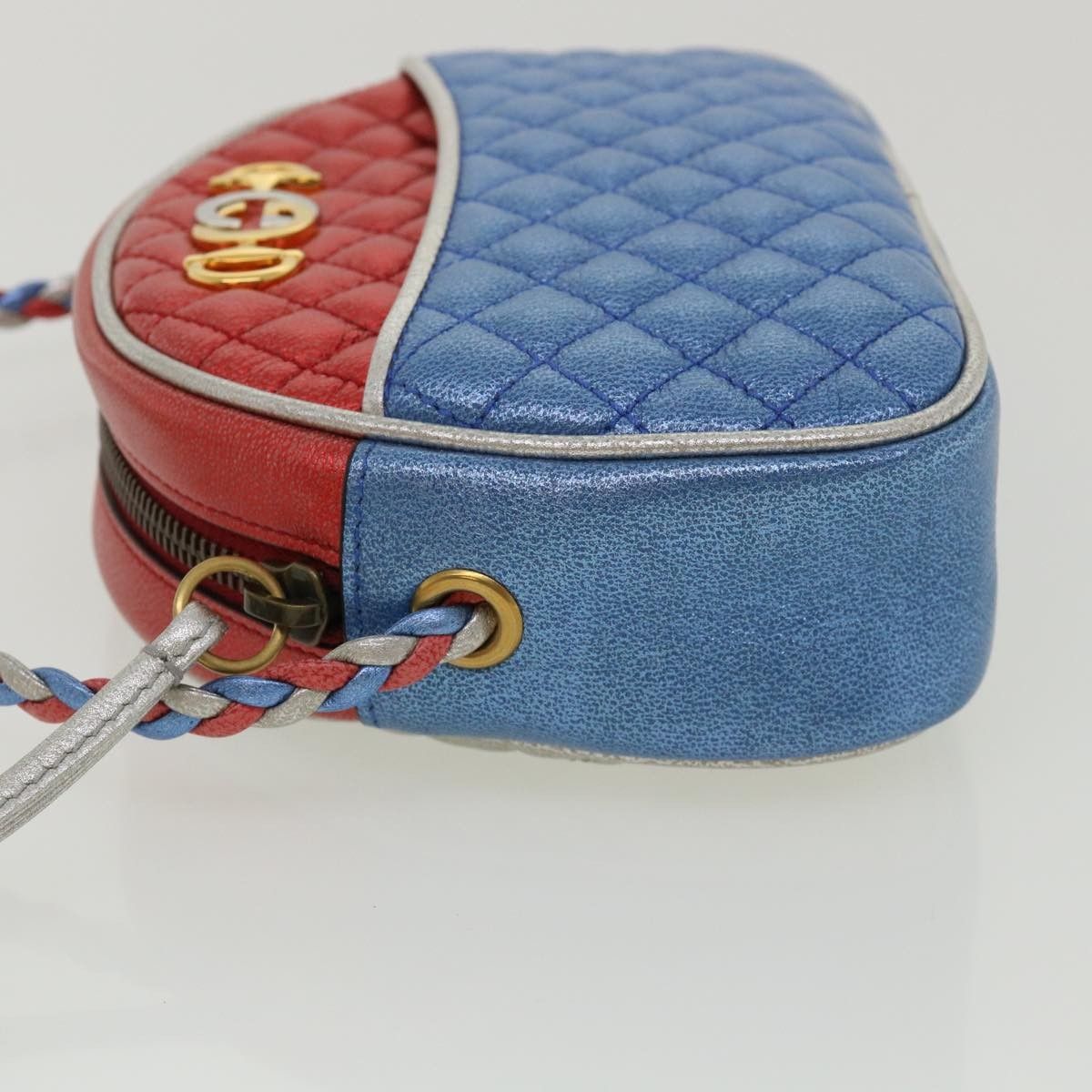 Gucci Gucci Trapuntata Camera Shoulder Bag Quilted Laminated Leather Size ONE SIZE - 4 Thumbnail