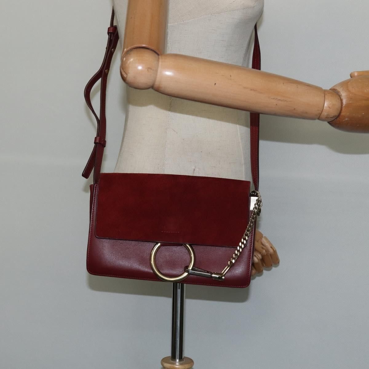 Chloe Chloe Faye Shoulder Bag Leather and Suede Size ONE SIZE - 13 Thumbnail