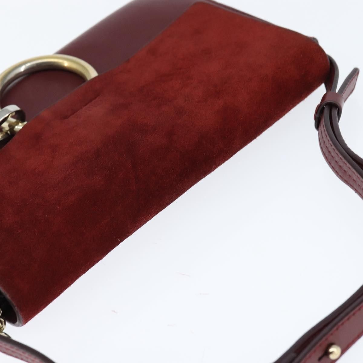 Chloe Chloe Faye Shoulder Bag Leather and Suede Size ONE SIZE - 14 Thumbnail