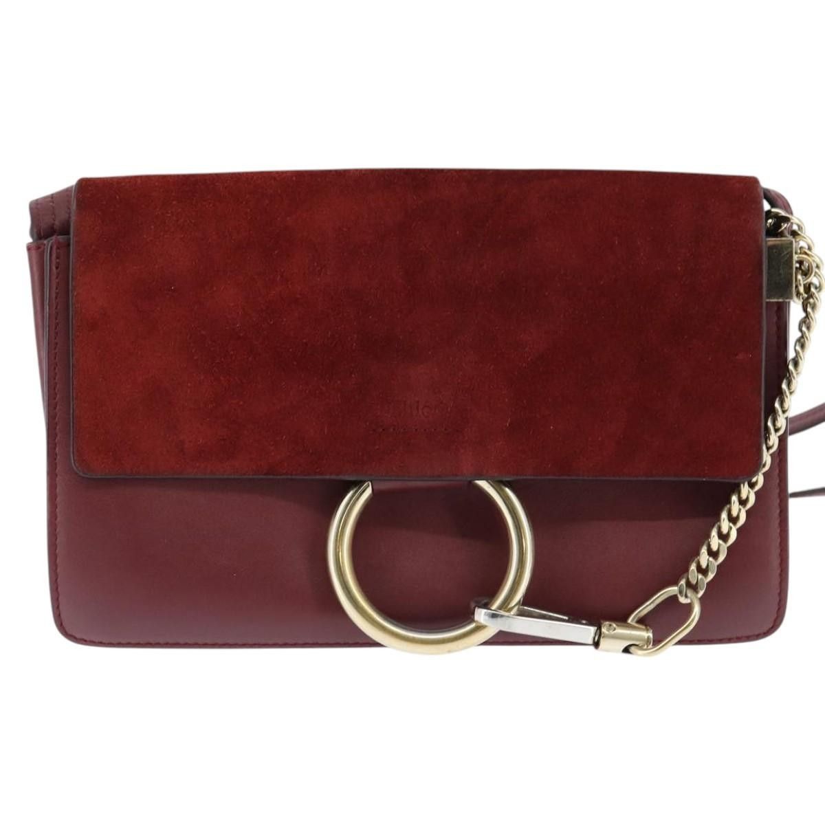 Chloe Chloe Faye Shoulder Bag Leather and Suede Size ONE SIZE - 19 Thumbnail