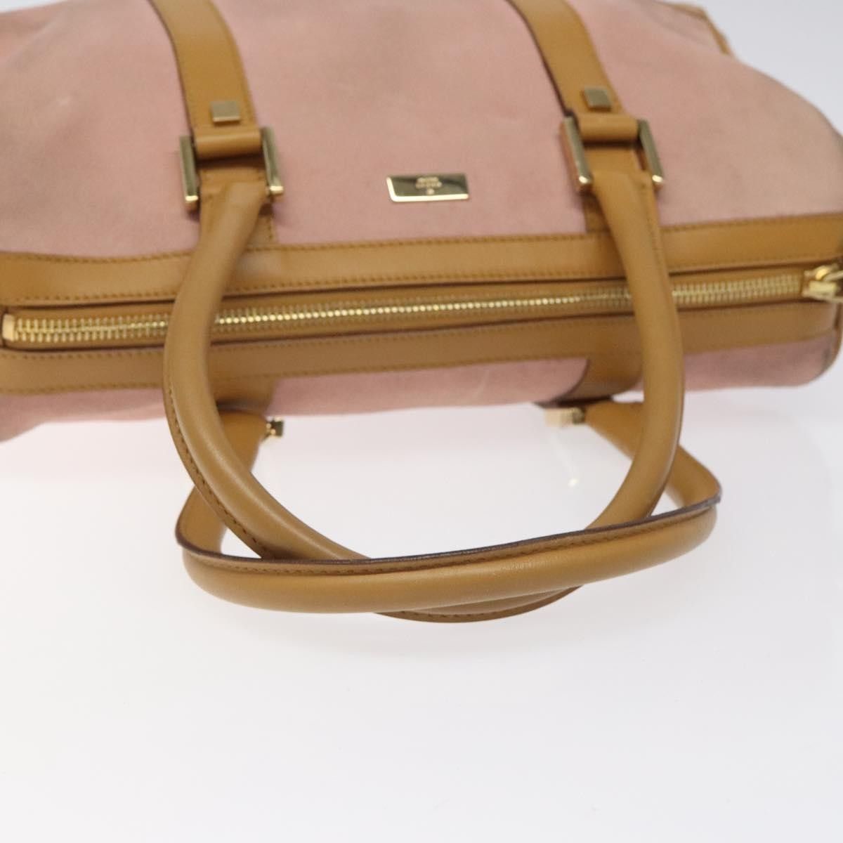Gucci Gucci Vintage Zip Boston Bag Suede Size ONE SIZE - 8 Thumbnail